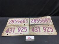 Vintage License Plates