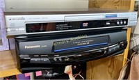 PANASONIC DVD PLAYER - PANASONIC VHS PLAYER