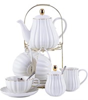 Jusalpha Porcelain Tea Set