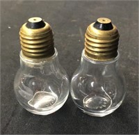 Vintage Light Bulb Salt & Pepper Shakers