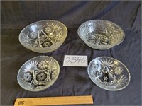 Clear Glass  Serving Bowls