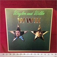 Waylon & Willie WWII LP Record
