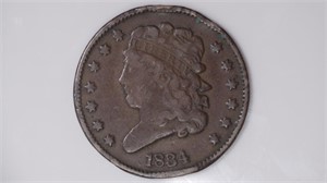 1834 Half Cents