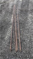 Copper coated ground rods