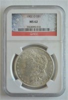 1902-O NGC MS 62 Morgan Dollar