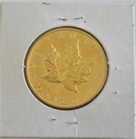 1985 Canadian Maple Leaf One Ounce Gold Coin