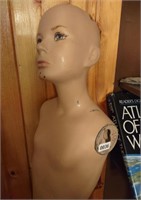 Youth Mannequin, No Arms,  Vintage 54"