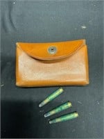 30-30 WIN ammo in Leather Pouch.