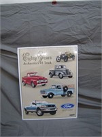 Ford Eighty Years As America's #1 Truck Wall Sign