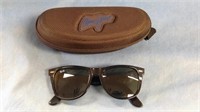 One pair of Ray-Ban wayfarers made in Italy