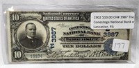 Series 1902 $10 National Currency Conestoga
