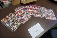 1991 Score NHL hockey cards-12-sheets & one sheet