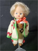 Vintage Polish Doll in Hamdmade Goral Outfit