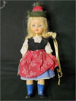 Vintage Hard Plastic Austrian Doll