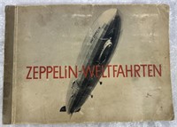German Zepplin-Weltfahreten Cigarette Card Book