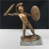 Leonidas of Sparta Hellas Made Figure Sculpture 8"