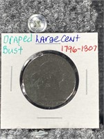 Large Cent Draped Bust 1796-1807