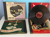 Vintage 78 RPM RECORDS KERN SHOW TUNES , FIBBER