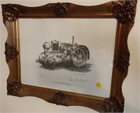 Waterloo Boy Tractor Print By Edward C Schaefer
