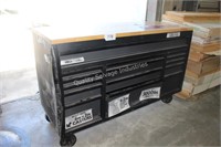 rolling 61” 15-drawer tool cabinet (damaged)