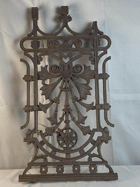 Heavy Wrought Iron Grill 32''x17''