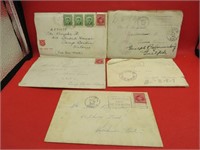 WWII Lot 5 Canadian Soldiers Letters w Inserts