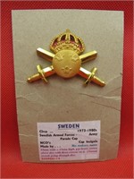 Sweden Armed Forces Parade Cap Badge Military
