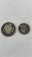 1899 Half and 1899 Quarter