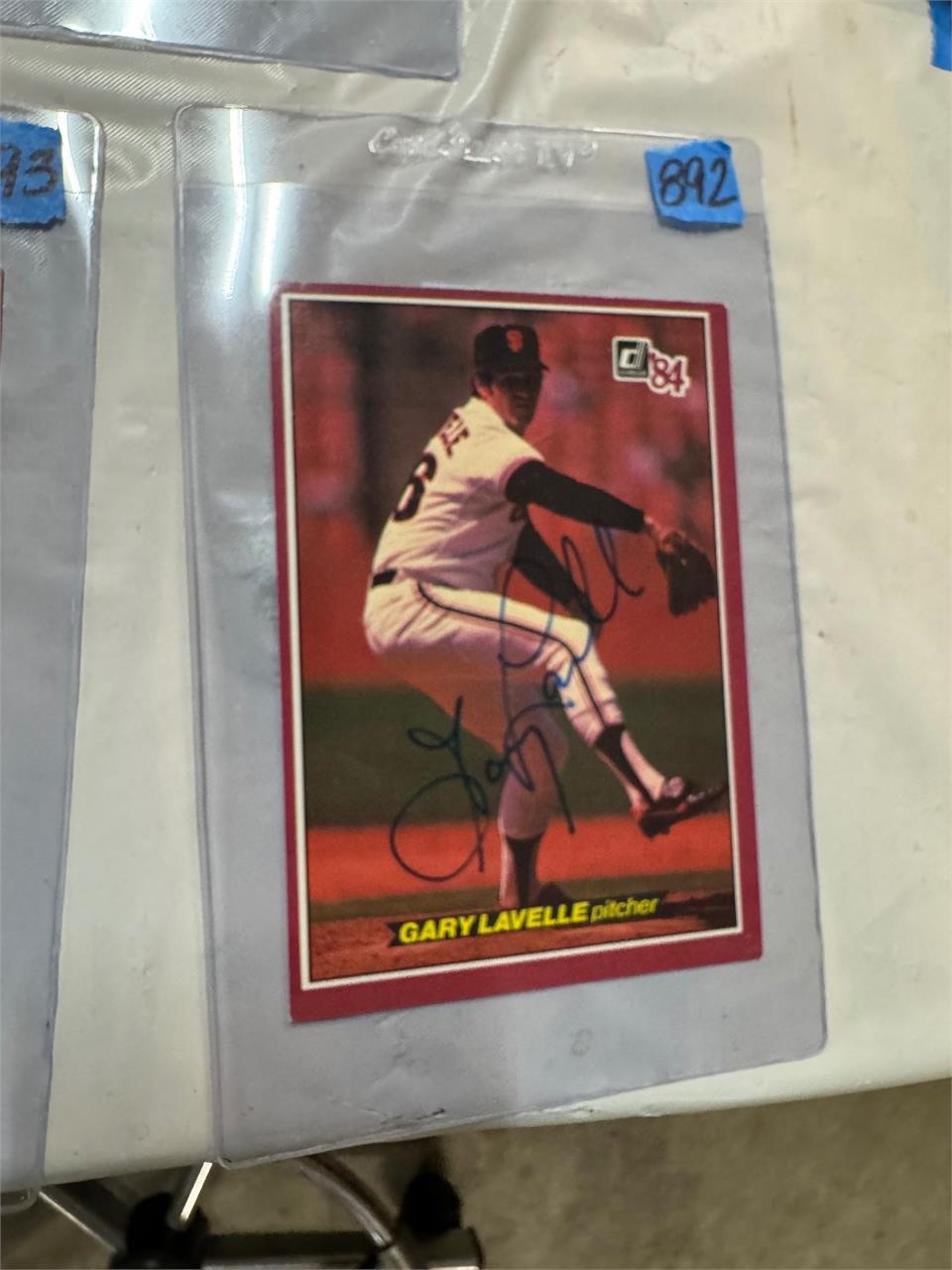 1984 Donruss-Gary Lavelle-Signed