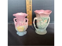 Small Hull Vases w-3- 5 1/2"