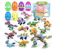 Iabedi 12 Pack Easter Eggs with Toys