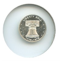 1 gram Silver Round - Liberty Bell, .999 Fine
