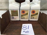 12 gts. 30 weight oil