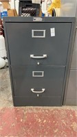 2 drawer Steelmaster filing cabinet 29.5 inch