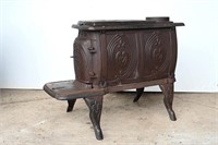 ANTIQUE WOOD STOVE MARKED 1776