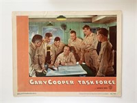 Task Force original 1949 vintage lobby card