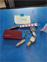 Watches and pocket knives