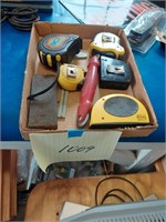 Tape measures, etc.