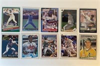 10 MLB Sports Cards - Tartabull, Walk and others