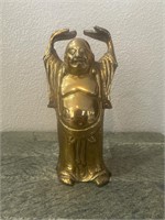 Vintage Brass Buddha Statue Figurine