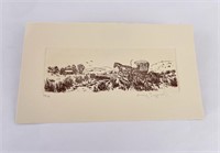 Sandy Ingersoll Montana Cowboy Engraving