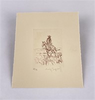 Sandy Ingersoll Montana Cowboy Engraving