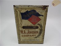 W.A. Jordan - Galesburg, IL Spice Tin - Grocery Ca