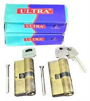 Two Ultra Cylinder Locks w/ Keys