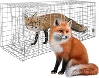 Large Live Cage Animal Trap For Fox,42.5" X15 X17