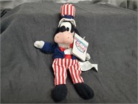 Disney Store Uncle Sam Goofy Bean Bag