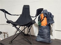 Camping Chair and Quest Vista 6 Tent