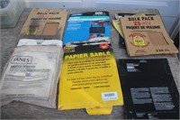 Various Packages Of Sand Paper