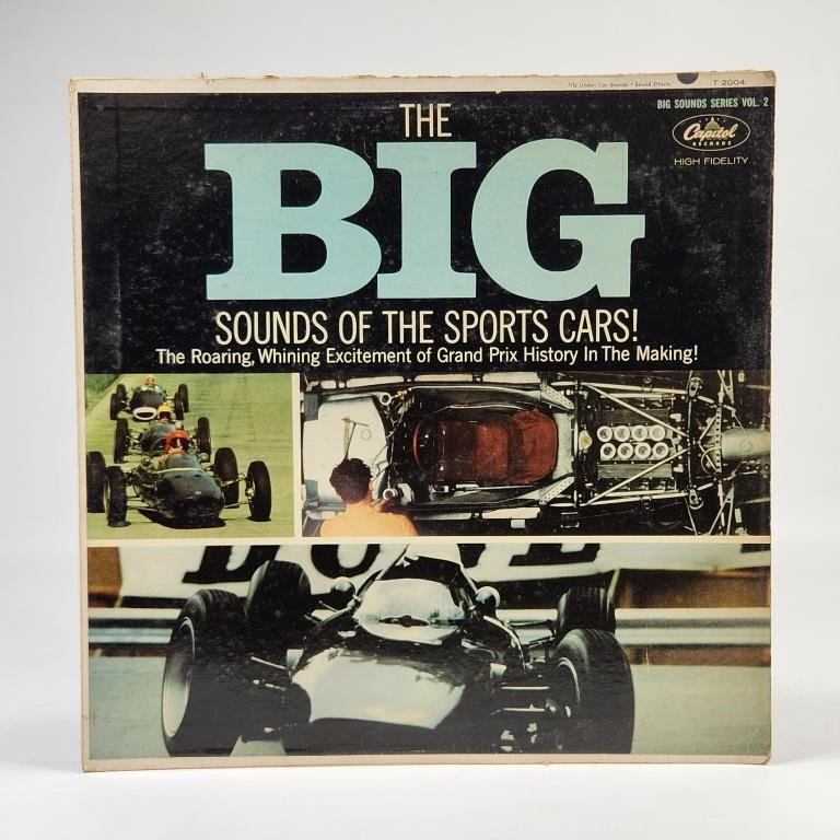 THE BIG SOUNDS OF THE SPORTS CAR LP RECORD ALBUM