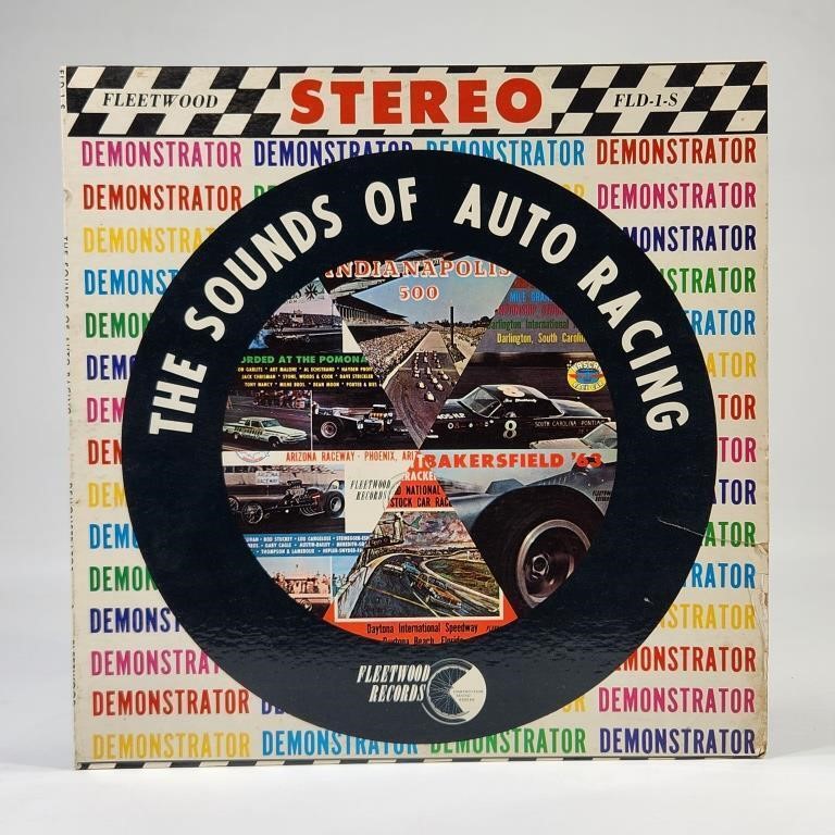 THE SOUNDS OF AUTO RACING LP RECORD ALBUM